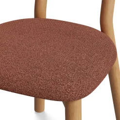Ulka Dining Chair - White Oak and Ratine Oxide