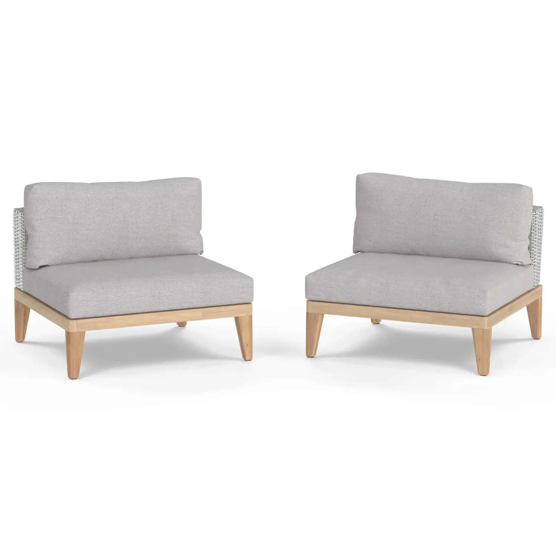 Urba 35" Outdoor Lounge Chair Set - Beach Sand