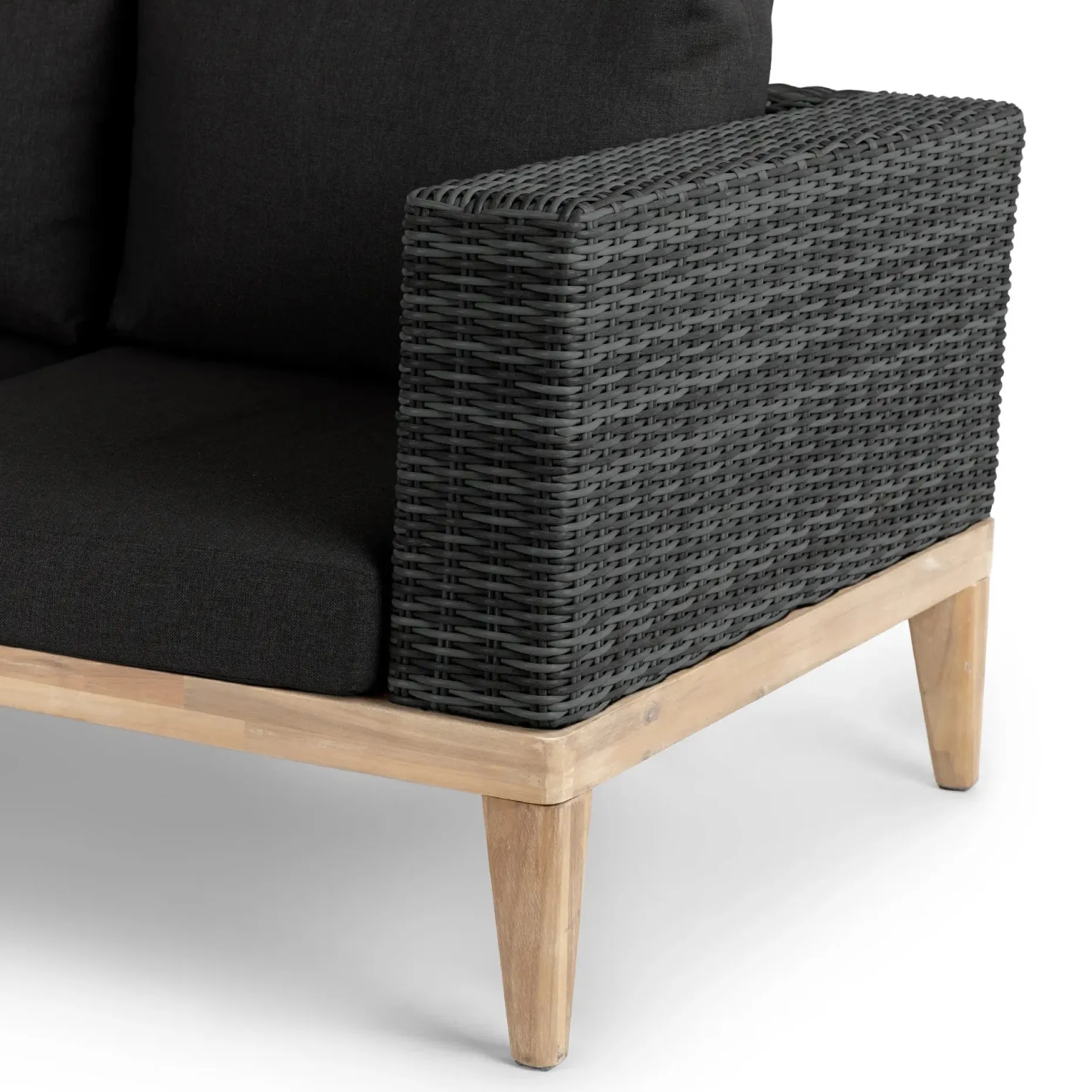 Urba 88.5" Outdoor Sofa Set - Slate Gray