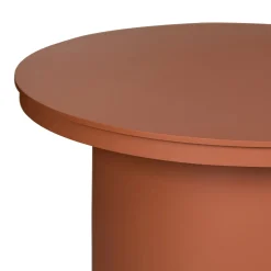 Vardo Outdoor Side Table - Porcelain Orange