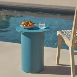 Vardo Outdoor Side Table - Storm Blue