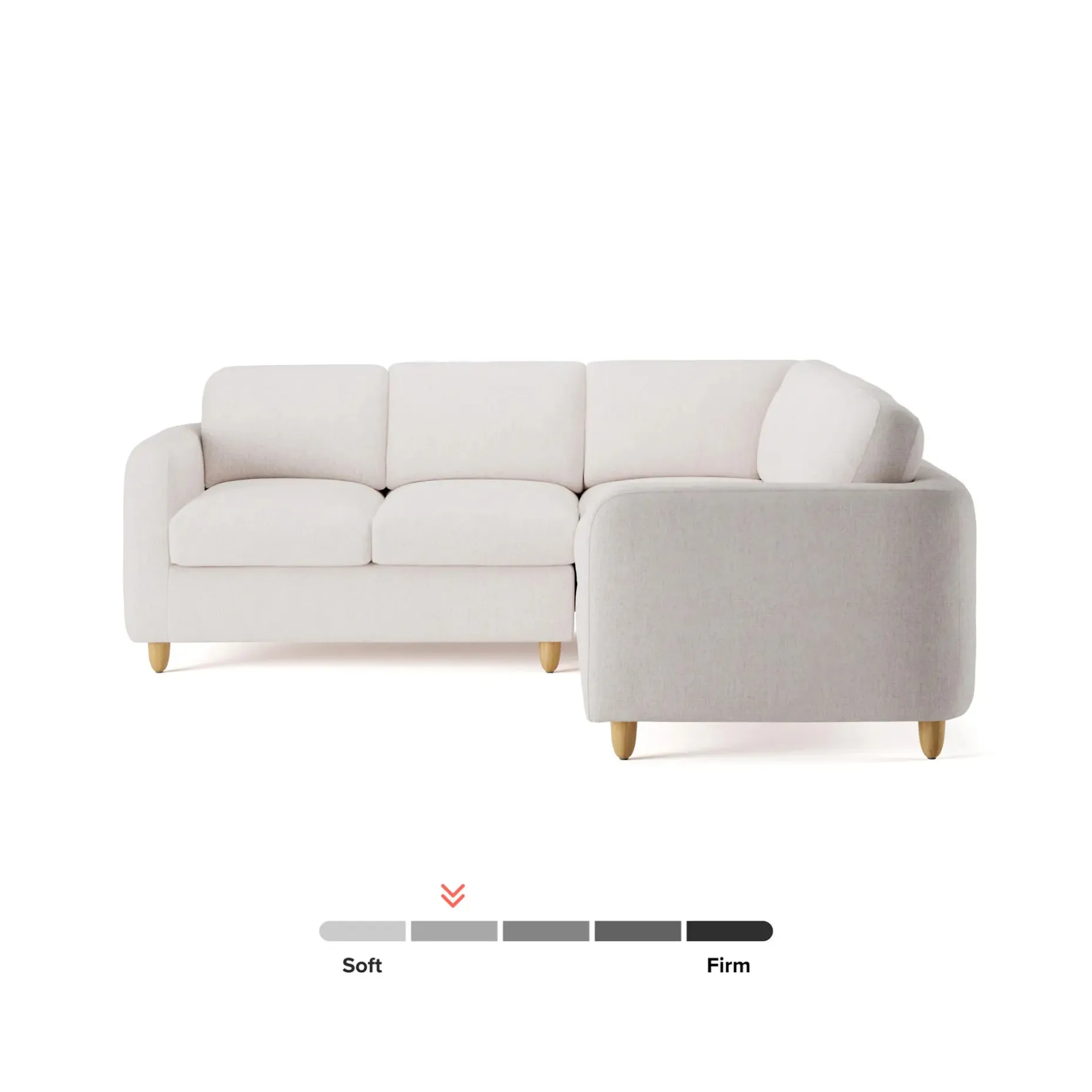 Vati 92" Corner Sectional - Napa White