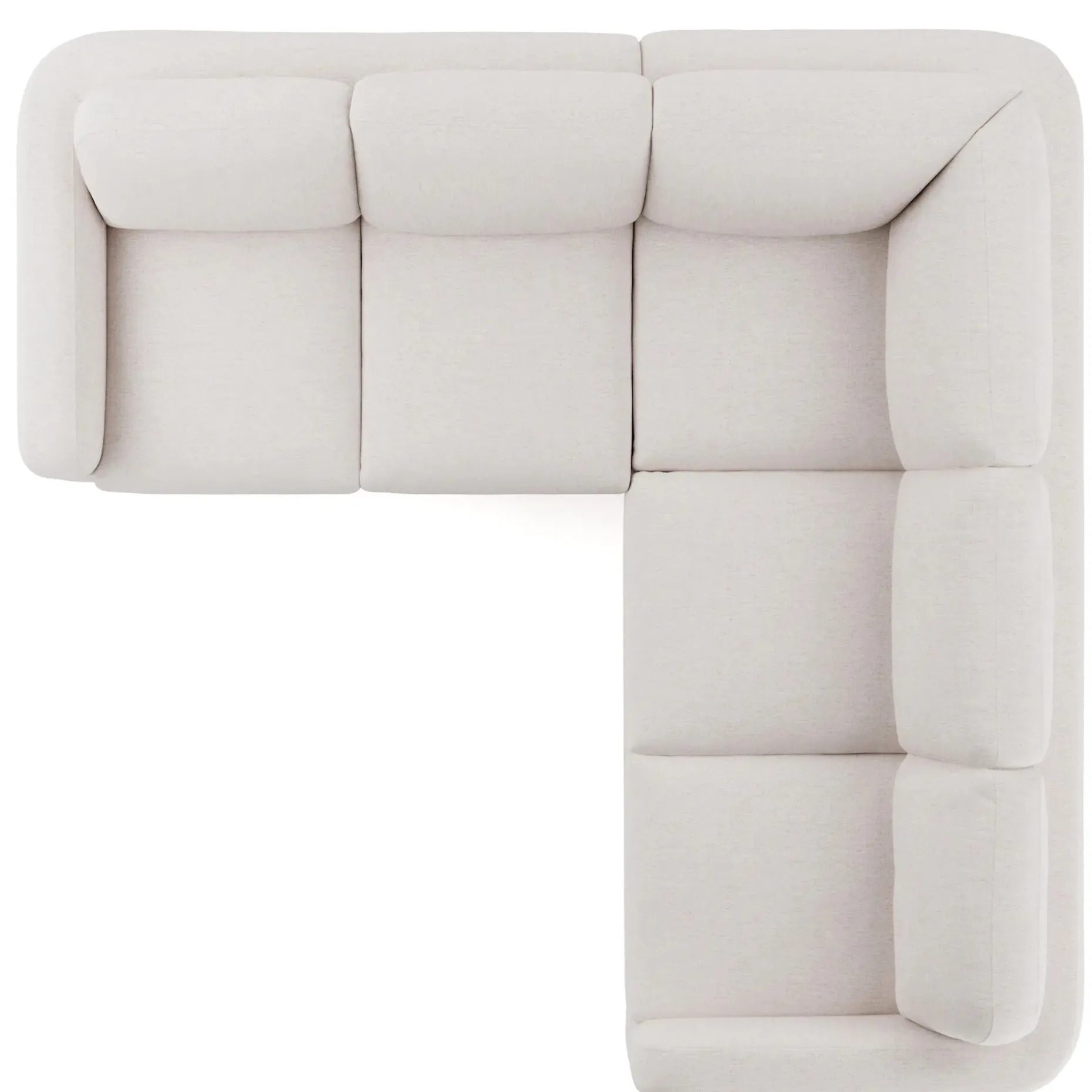 Vati 92" Corner Sectional - Napa White