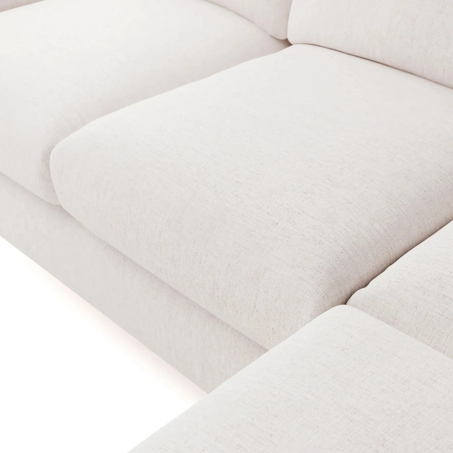 Vati 92" Corner Sectional - Napa White