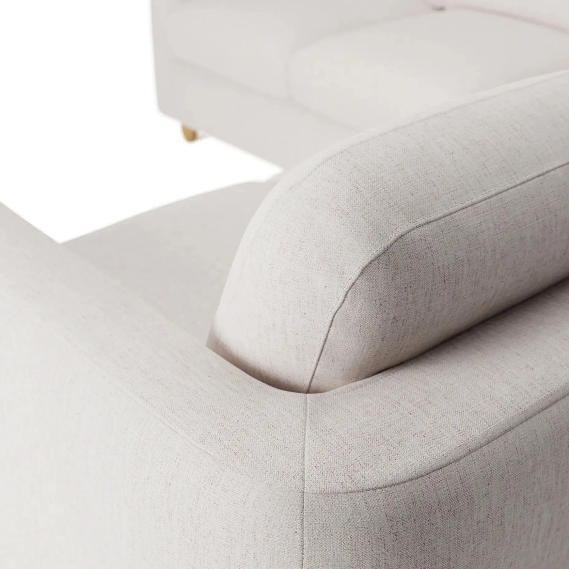 Vati 92" Corner Sectional - Napa White