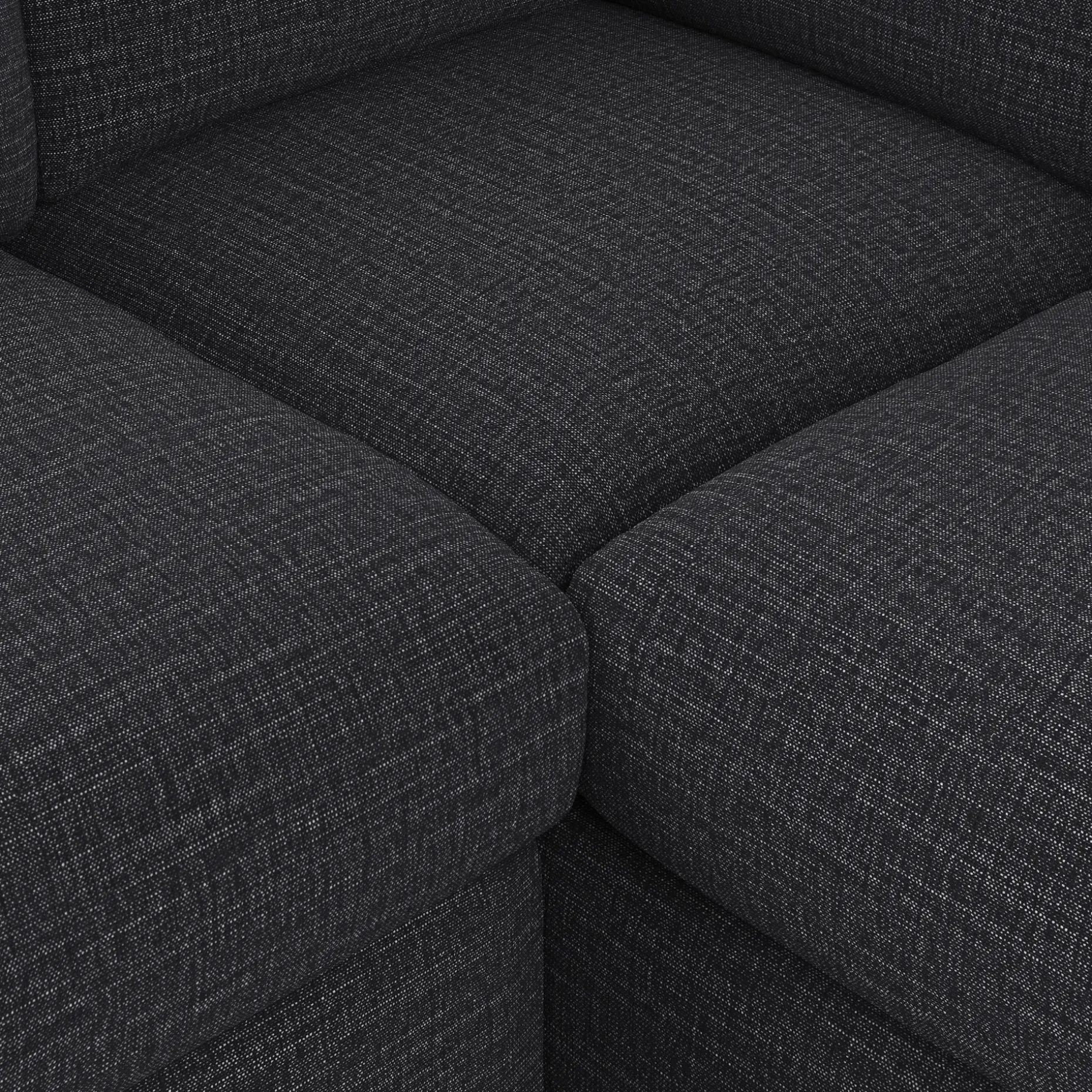 Vati 92" Corner Sectional - Natural Oak and Napa Charcoal
