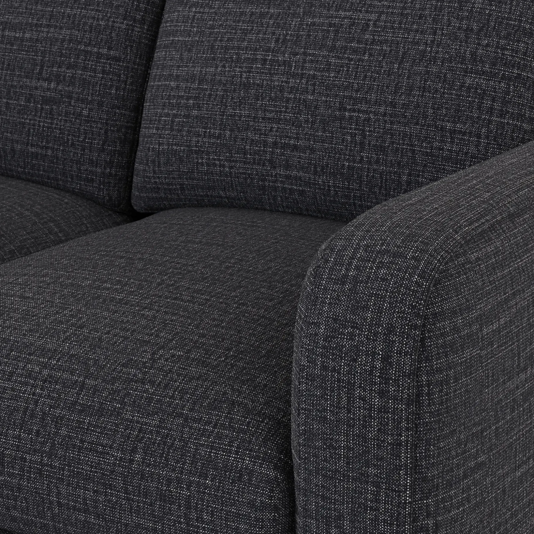 Vati 92" Corner Sectional - Natural Oak and Napa Charcoal