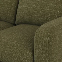 Vati 92" Corner Sectional - Natural Oak and Napa Moss