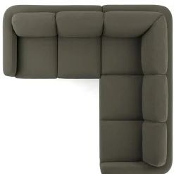 Vati 92" Corner Sectional - Silver Moss