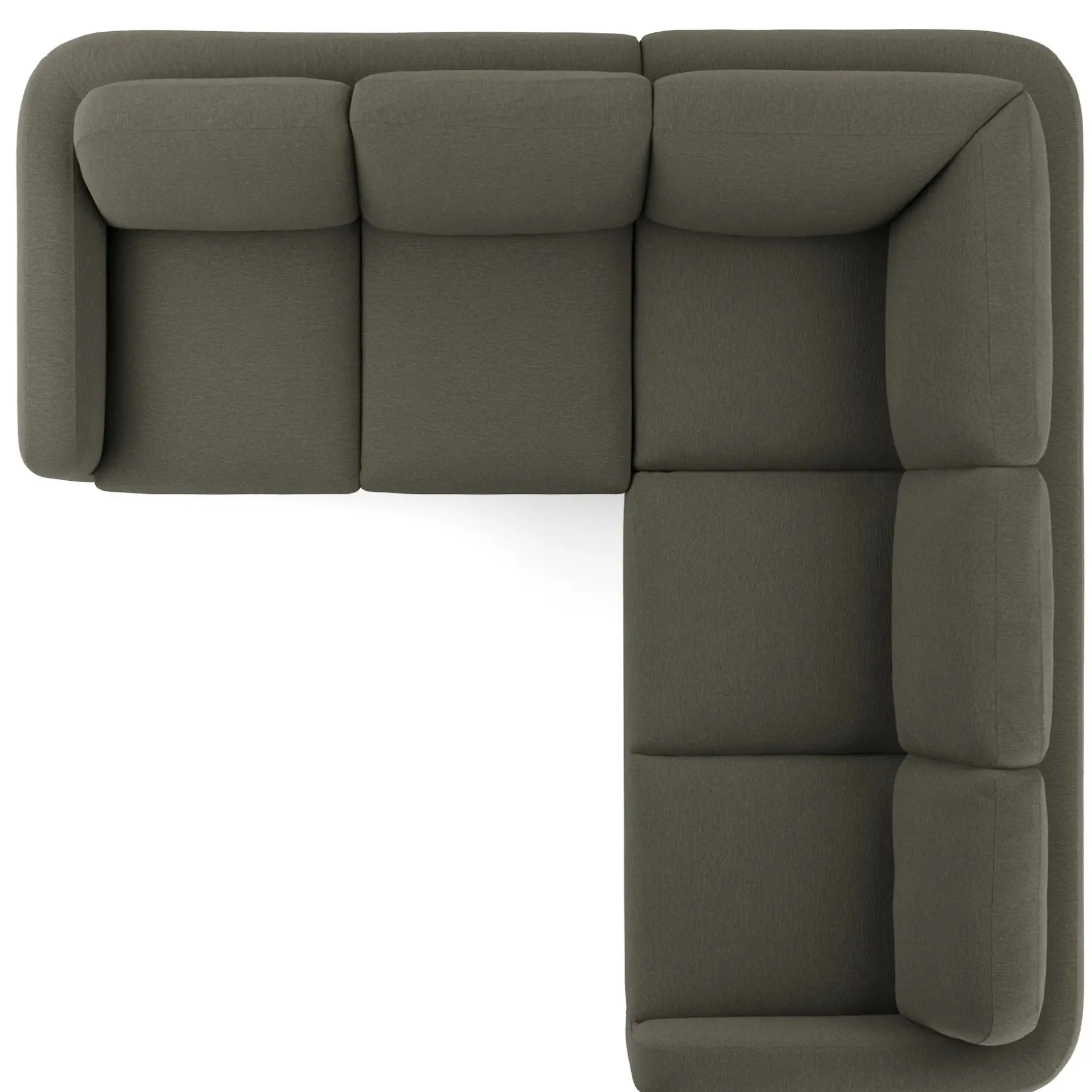 Vati 92" Corner Sectional - Silver Moss