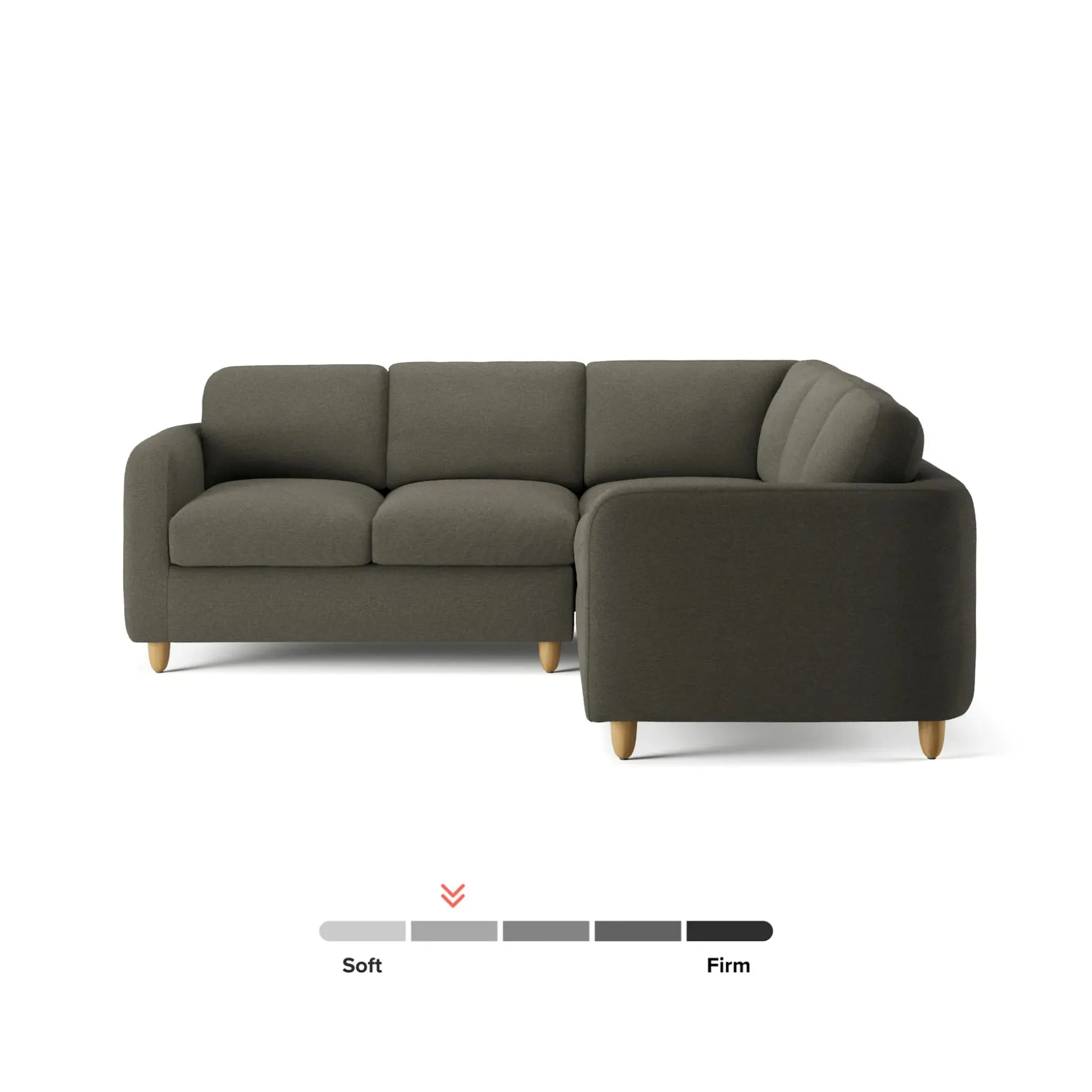 Vati 92" Corner Sectional - Silver Moss