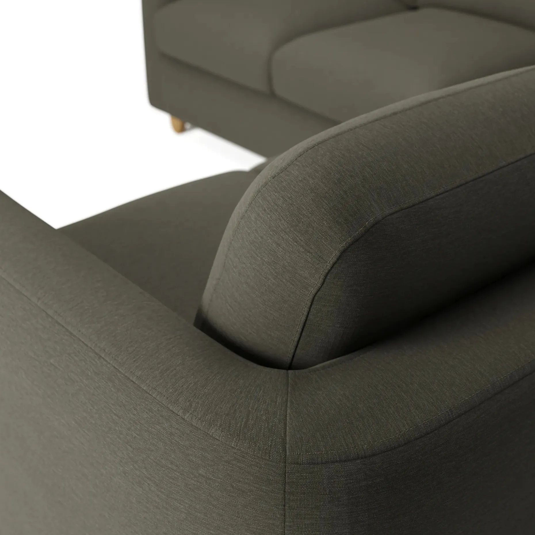 Vati 92" Corner Sectional - Silver Moss