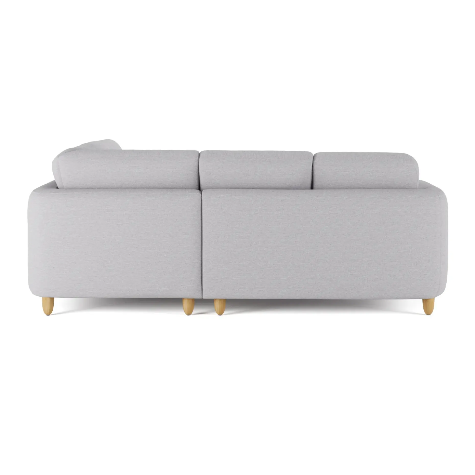Vati 92" Corner Sectional - Silver Ivory
