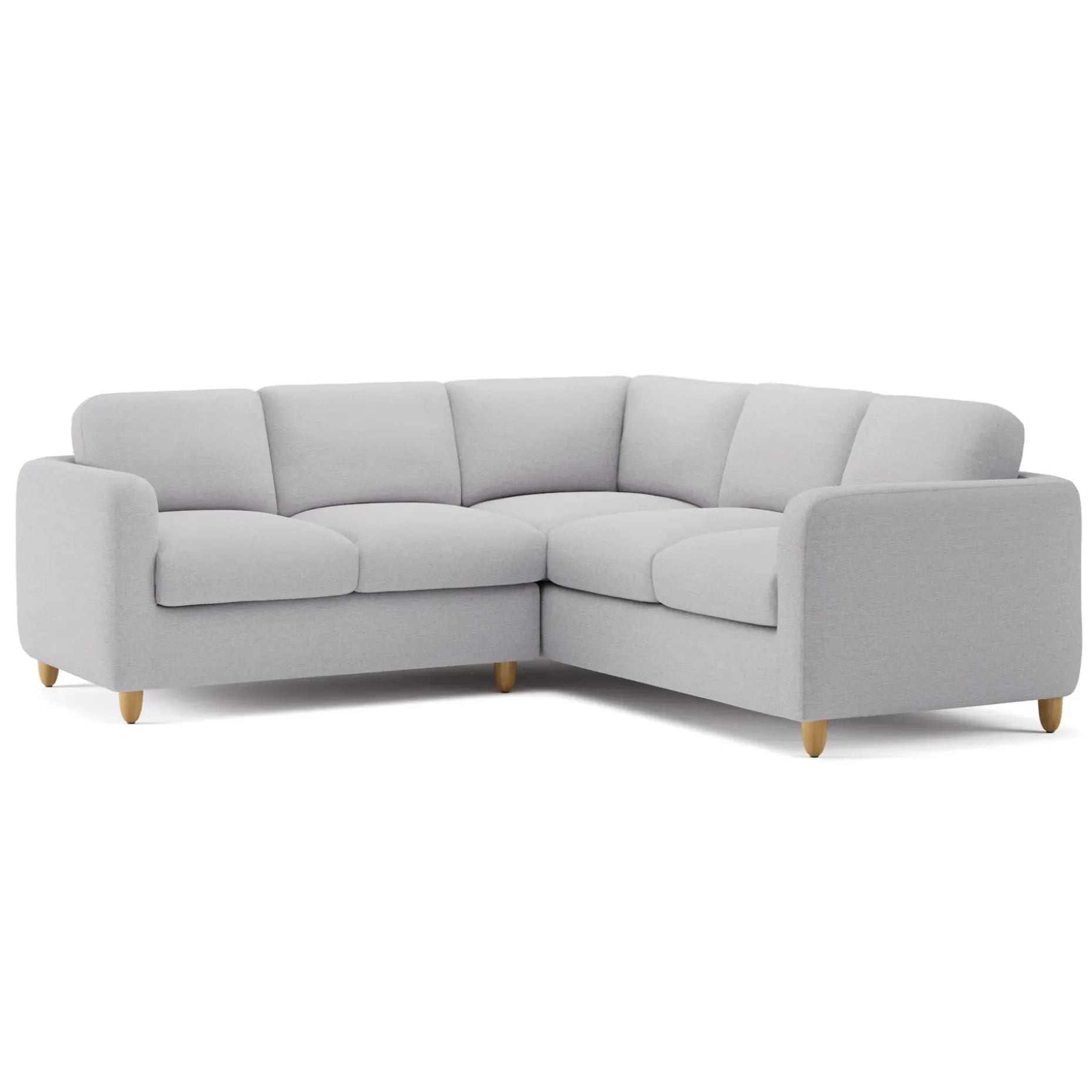 Vati 92" Corner Sectional - Silver Ivory