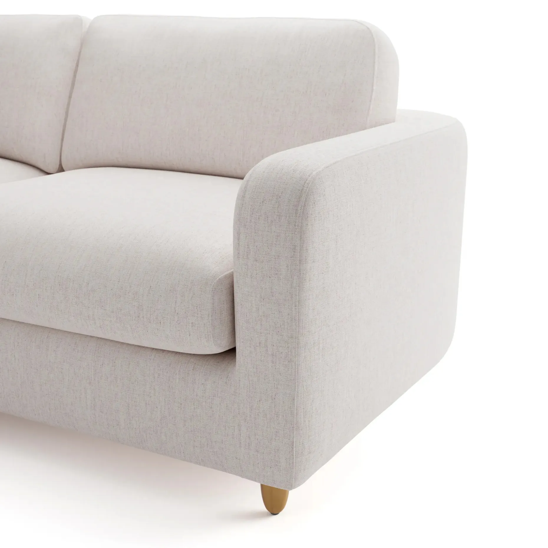Vati 80" Left Storage Sectional - Napa White