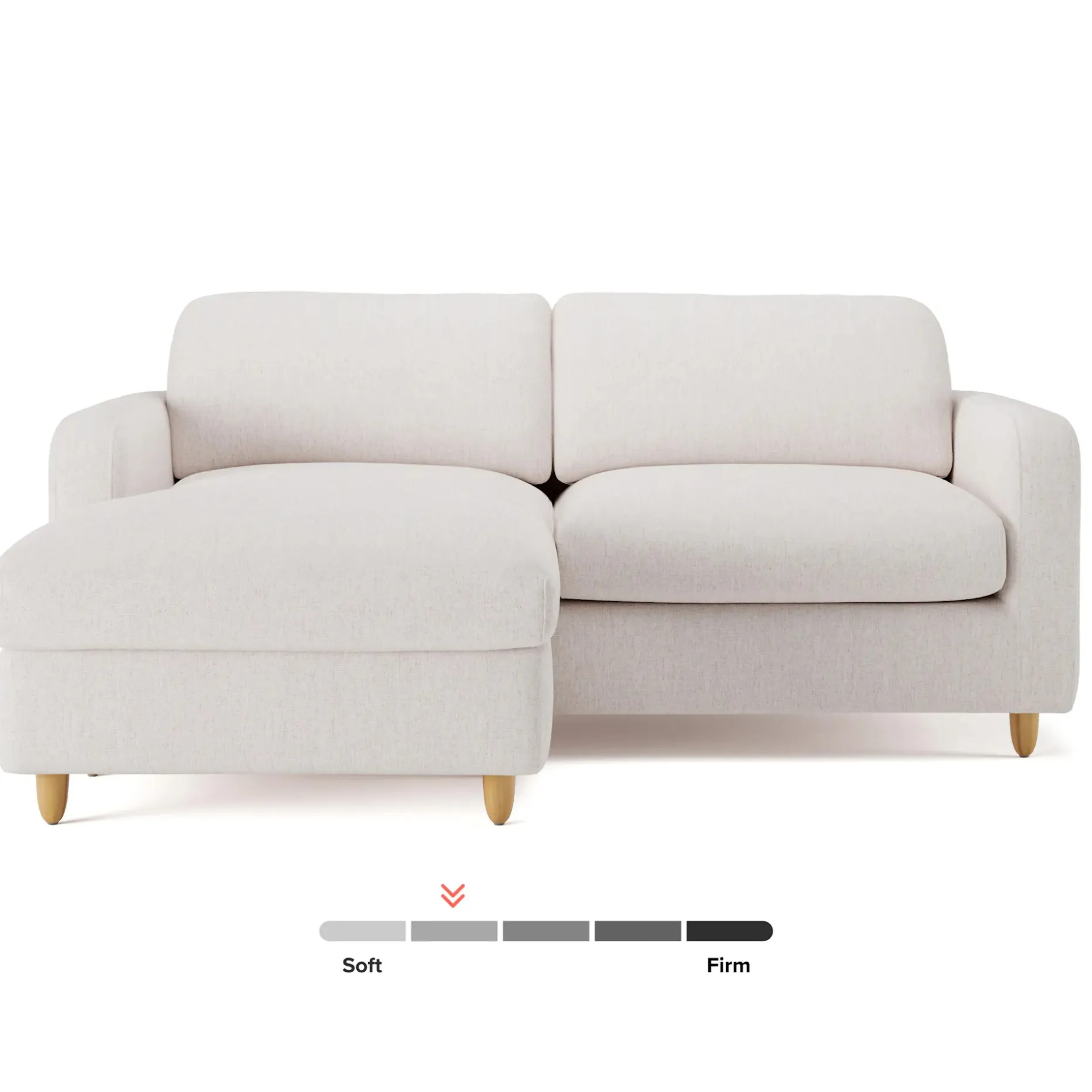 Vati 80" Left Storage Sectional - Napa White