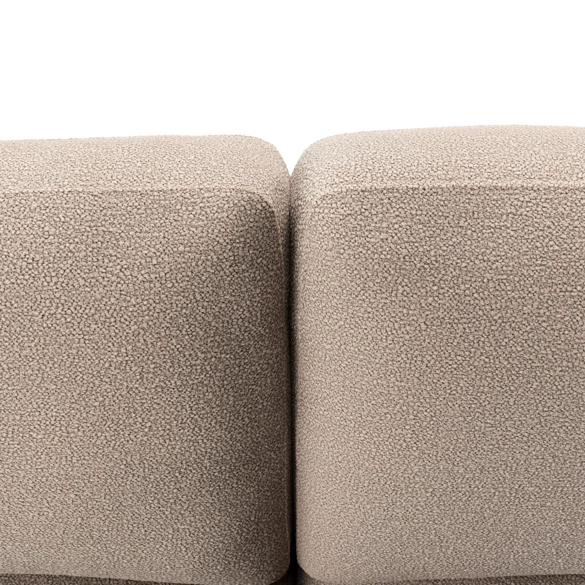 Vati 80" Left Storage Sectional - Sandstone Wool Bouclé
