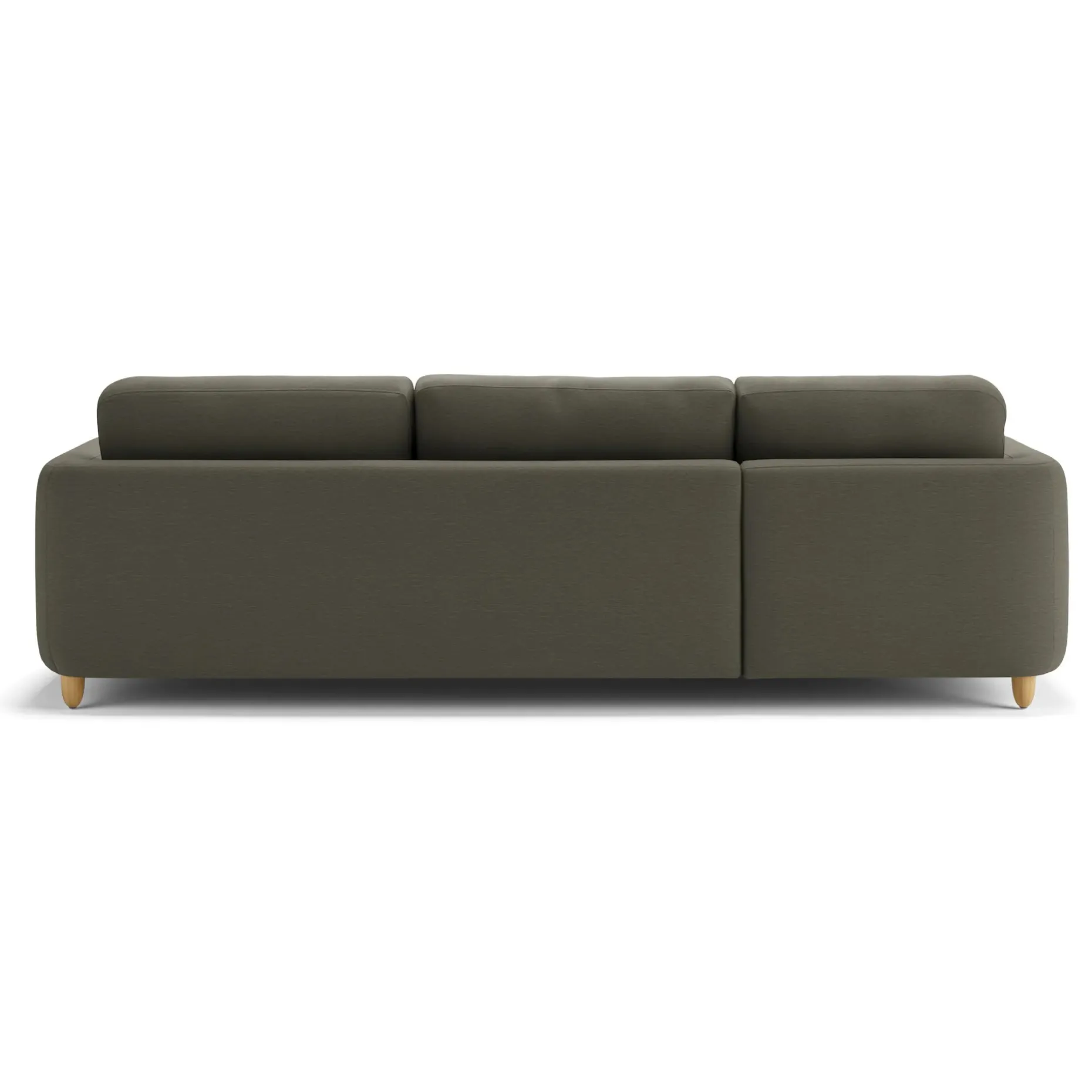 Vati 114" Left Storage Sleeper Sectional - Silver Moss