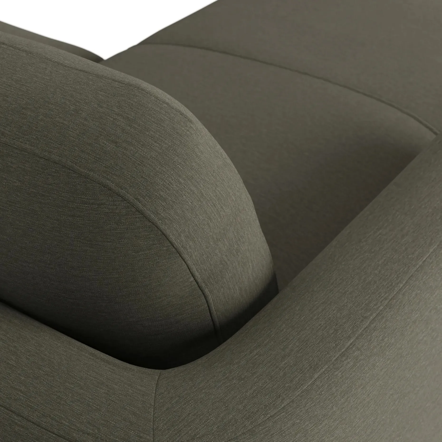 Vati 114" Left Storage Sleeper Sectional - Silver Moss