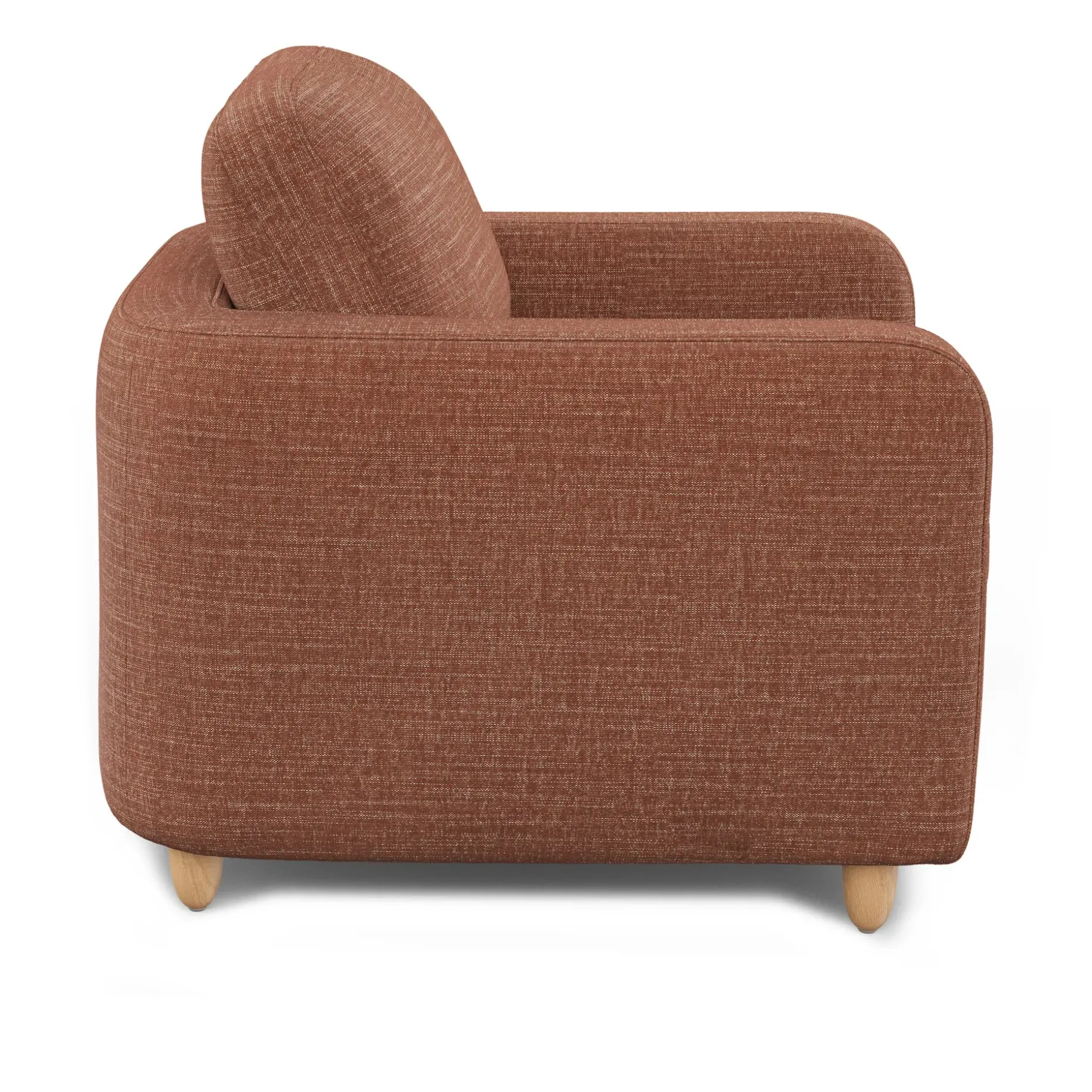 Vati 37" Lounge Chair - Napa Rust