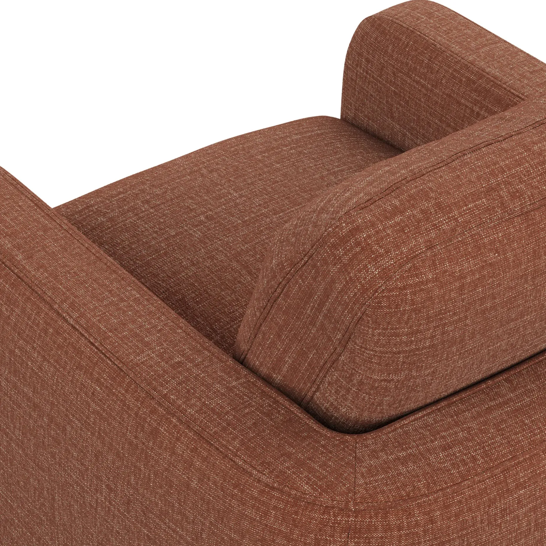 Vati 37" Lounge Chair - Napa Rust