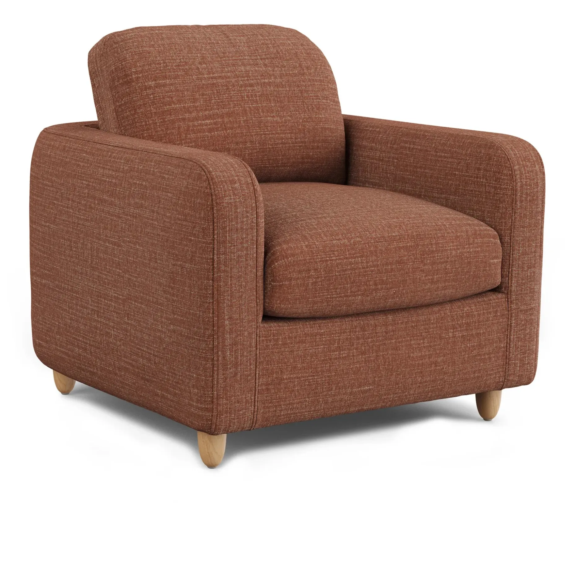 Vati 37" Lounge Chair - Napa Rust