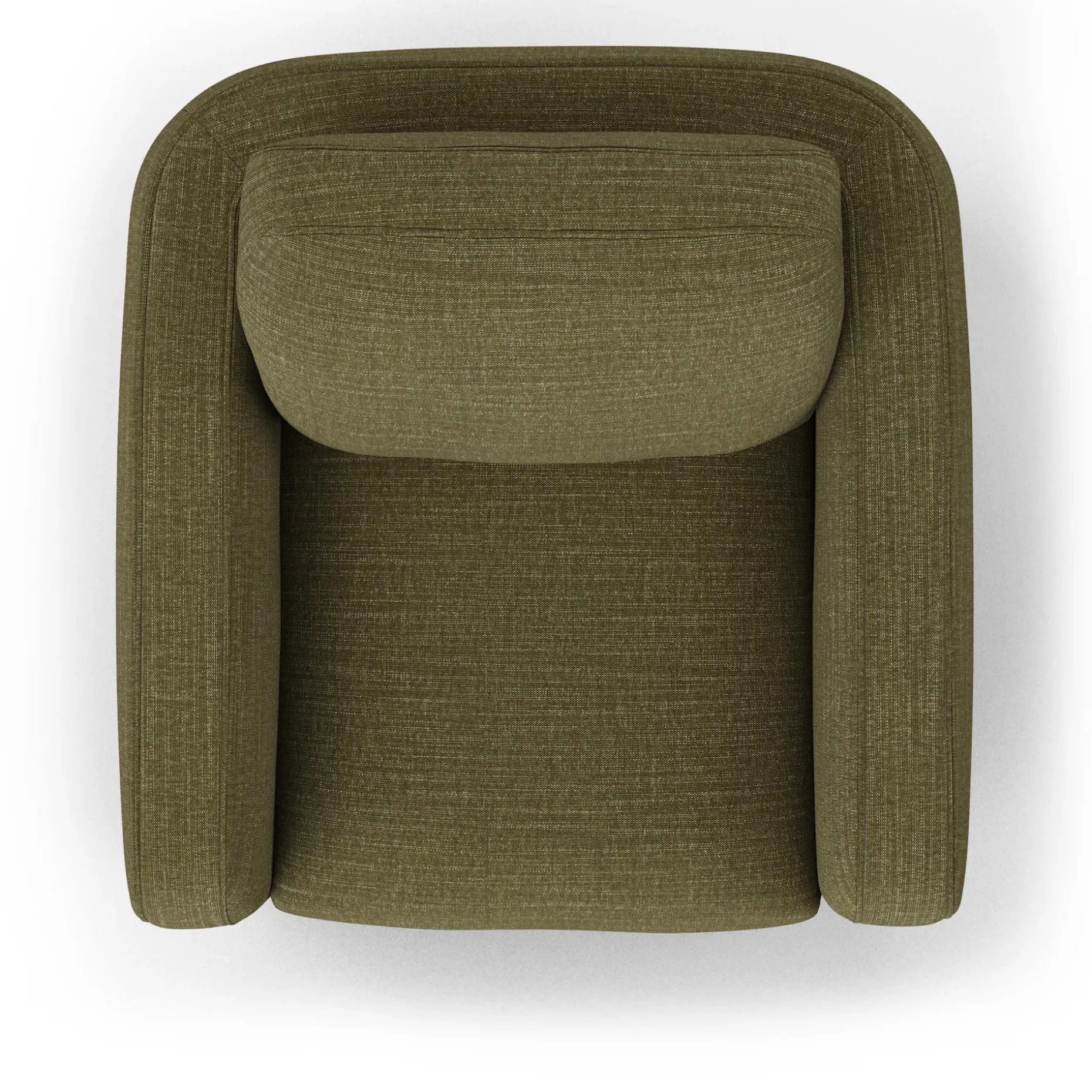 Vati 37" Lounge Chair - Natural Oak and Napa Moss