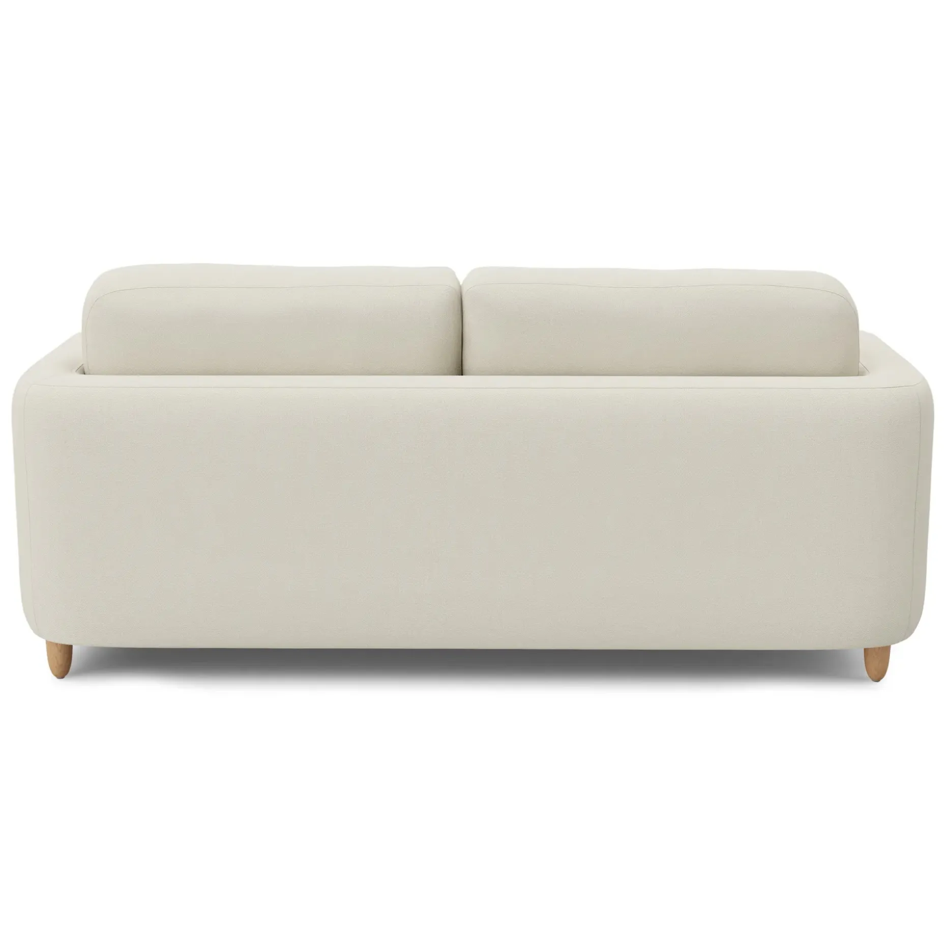Vati 80" Right Storage Sectional - Natural Oak and Buckler Ivory