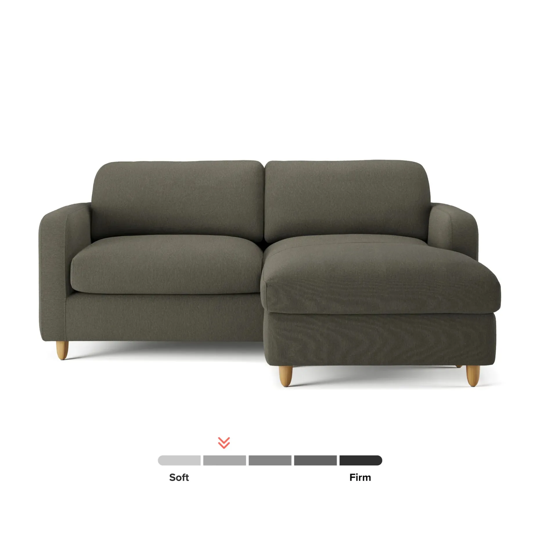Vati 80" Right Storage Sectional - Silver Moss