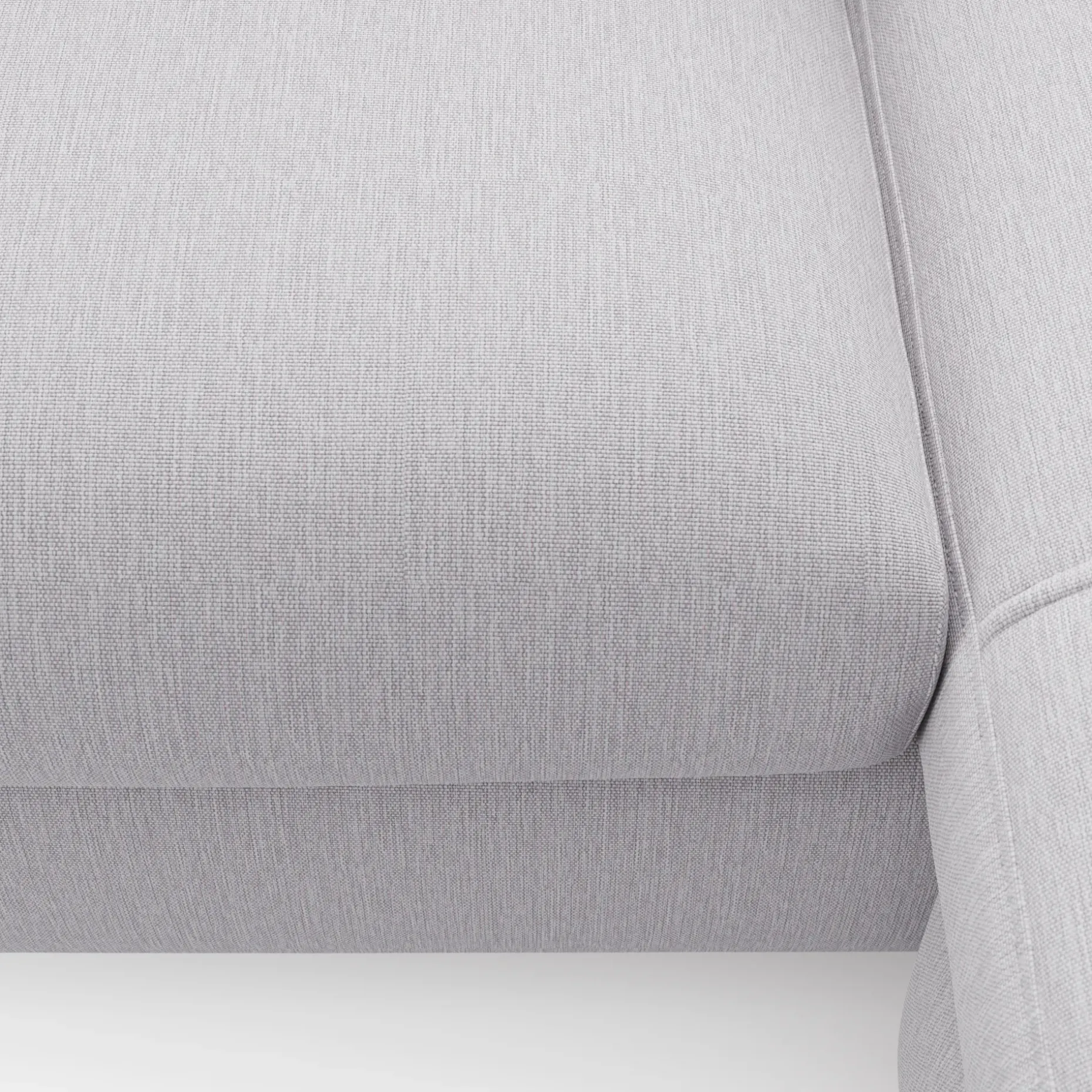 Vati 80" Right Storage Sectional - Silver Ivory