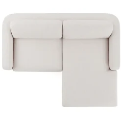 Vati 80" Right Storage Sectional - Napa White