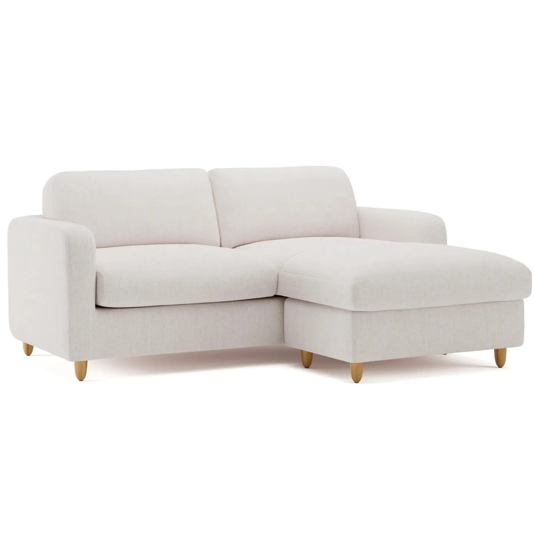 Vati 80" Right Storage Sectional - Napa White
