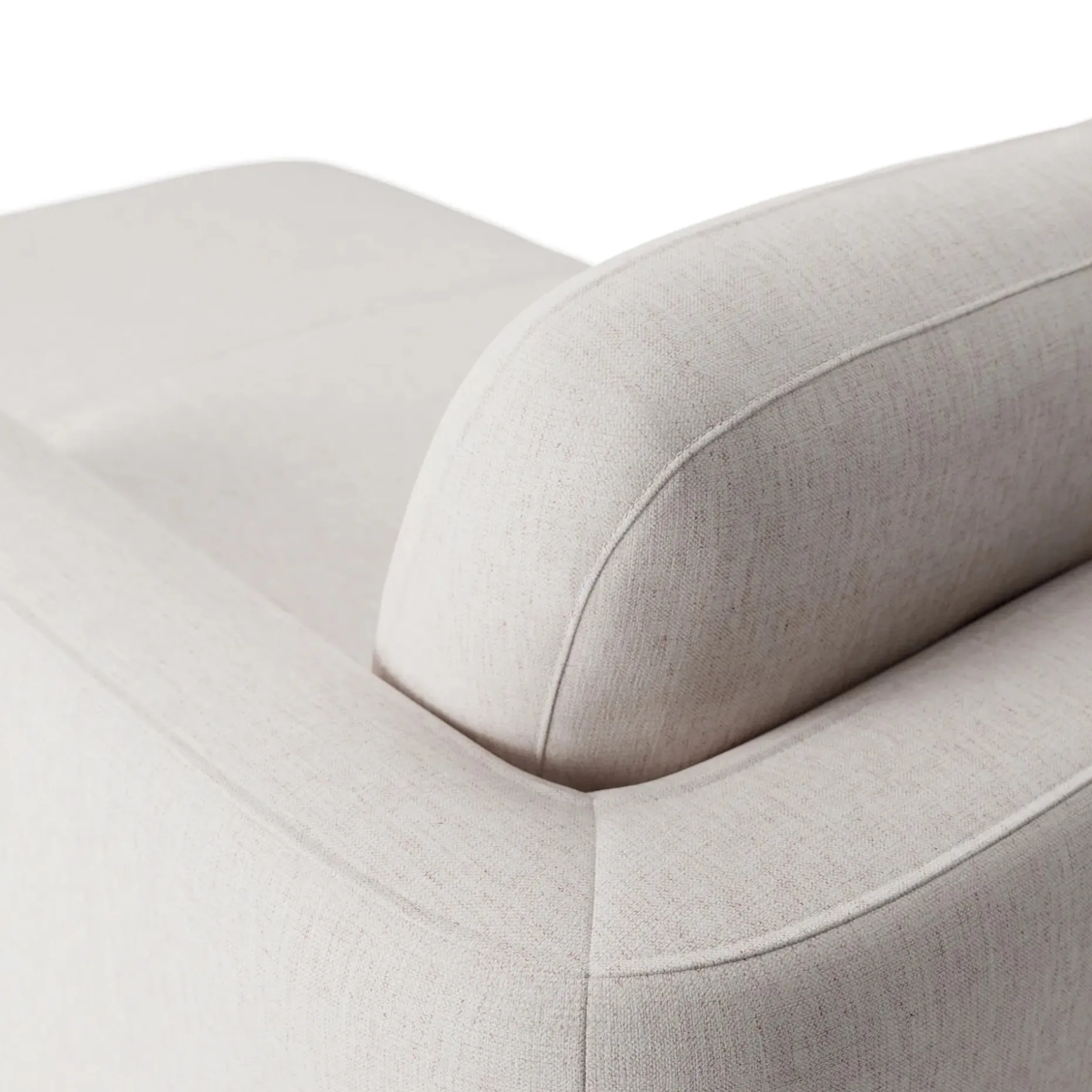 Vati 80" Right Storage Sectional - Napa White