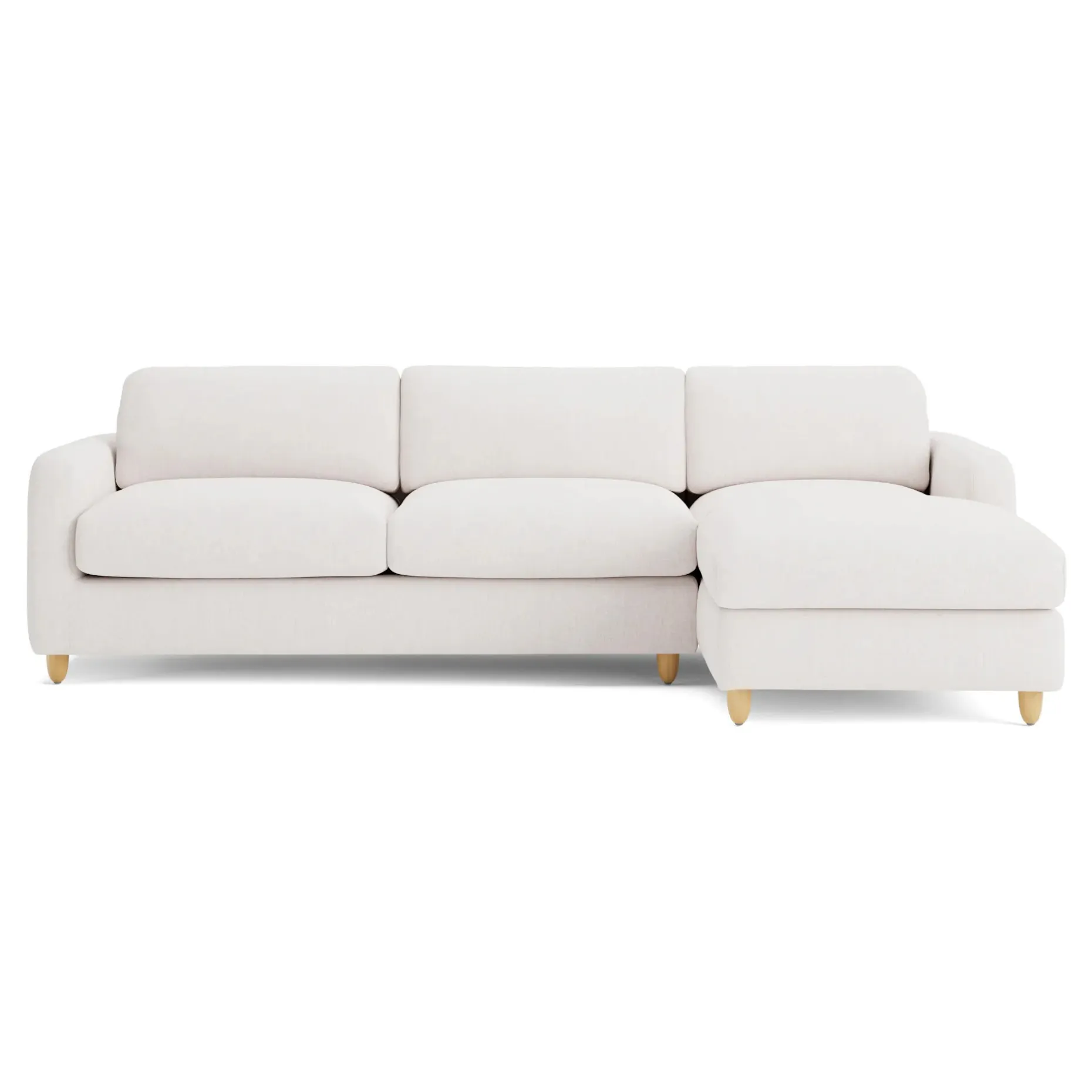 Vati 114" Right Storage Sleeper Sectional - Napa White