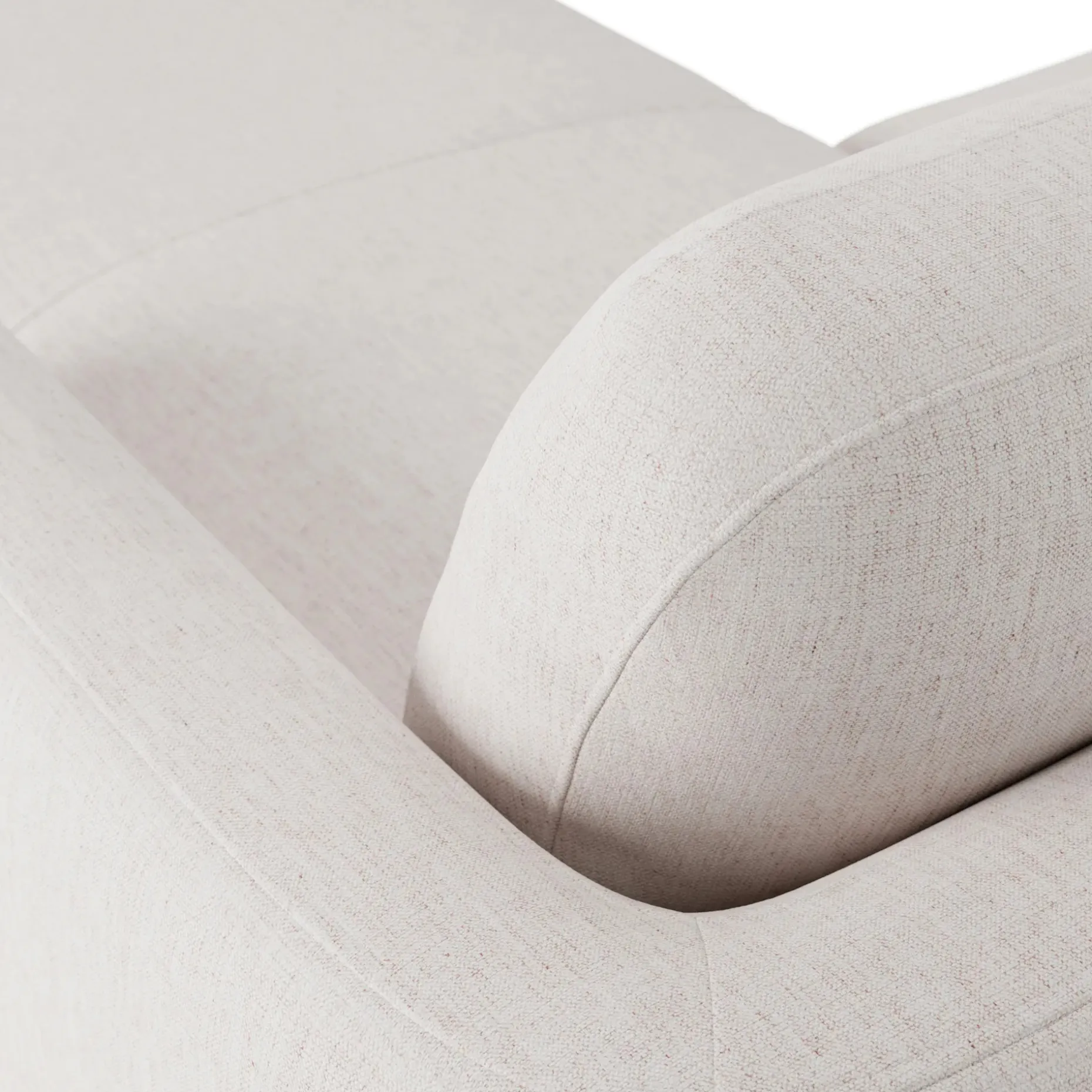 Vati 114" Right Storage Sleeper Sectional - Napa White