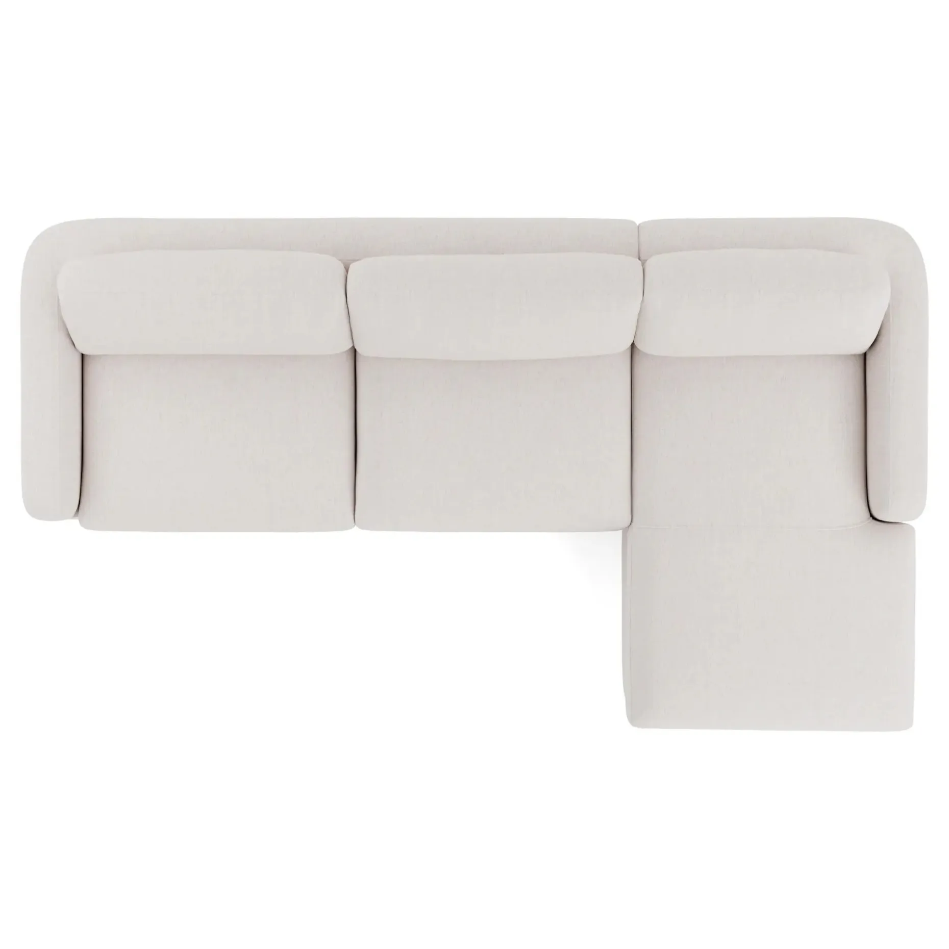 Vati 114" Right Storage Sleeper Sectional - Napa White