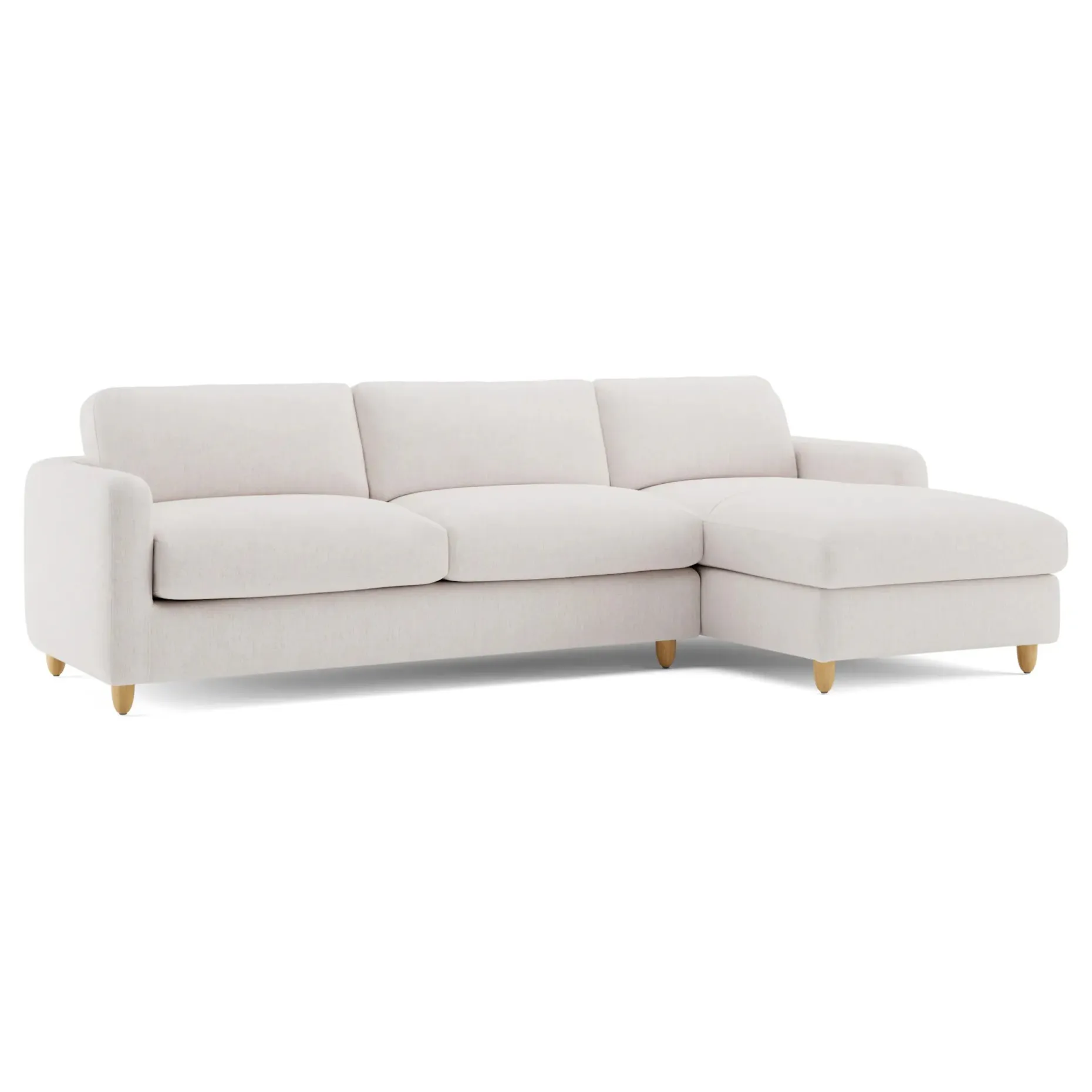 Vati 114" Right Storage Sleeper Sectional - Napa White
