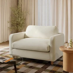 Vati 57" Sleeper Chair - Buckler Ivory