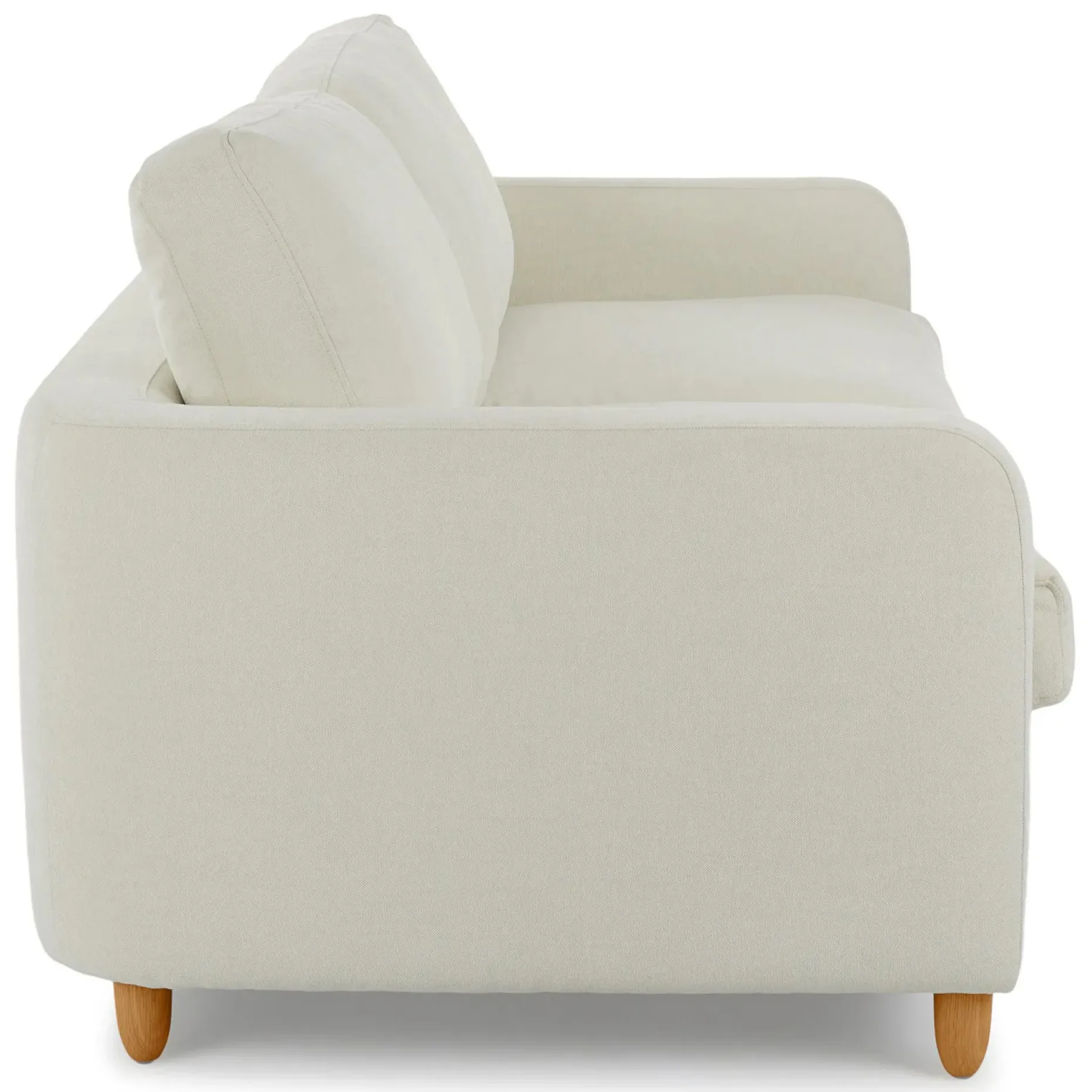 Vati 80" Sofa Bed - Honey Oak and Buckler Ivory