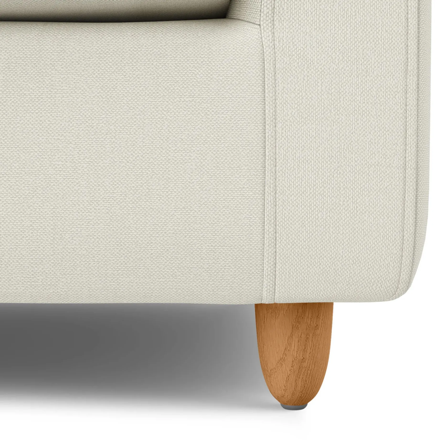 Vati 80" Sofa Bed - Honey Oak and Buckler Ivory