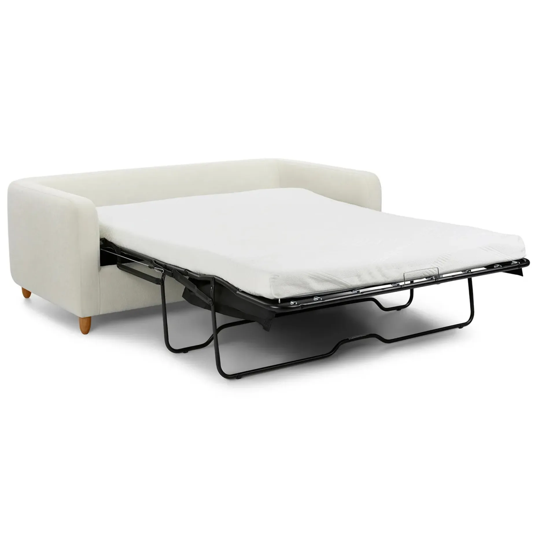 Vati 80" Sofa Bed - Honey Oak and Buckler Ivory