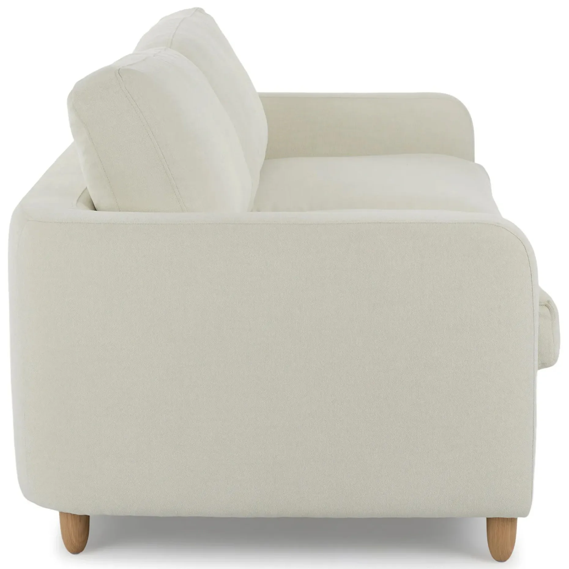 Vati 80" Sofa Bed - Natural Oak and Buckler Ivory