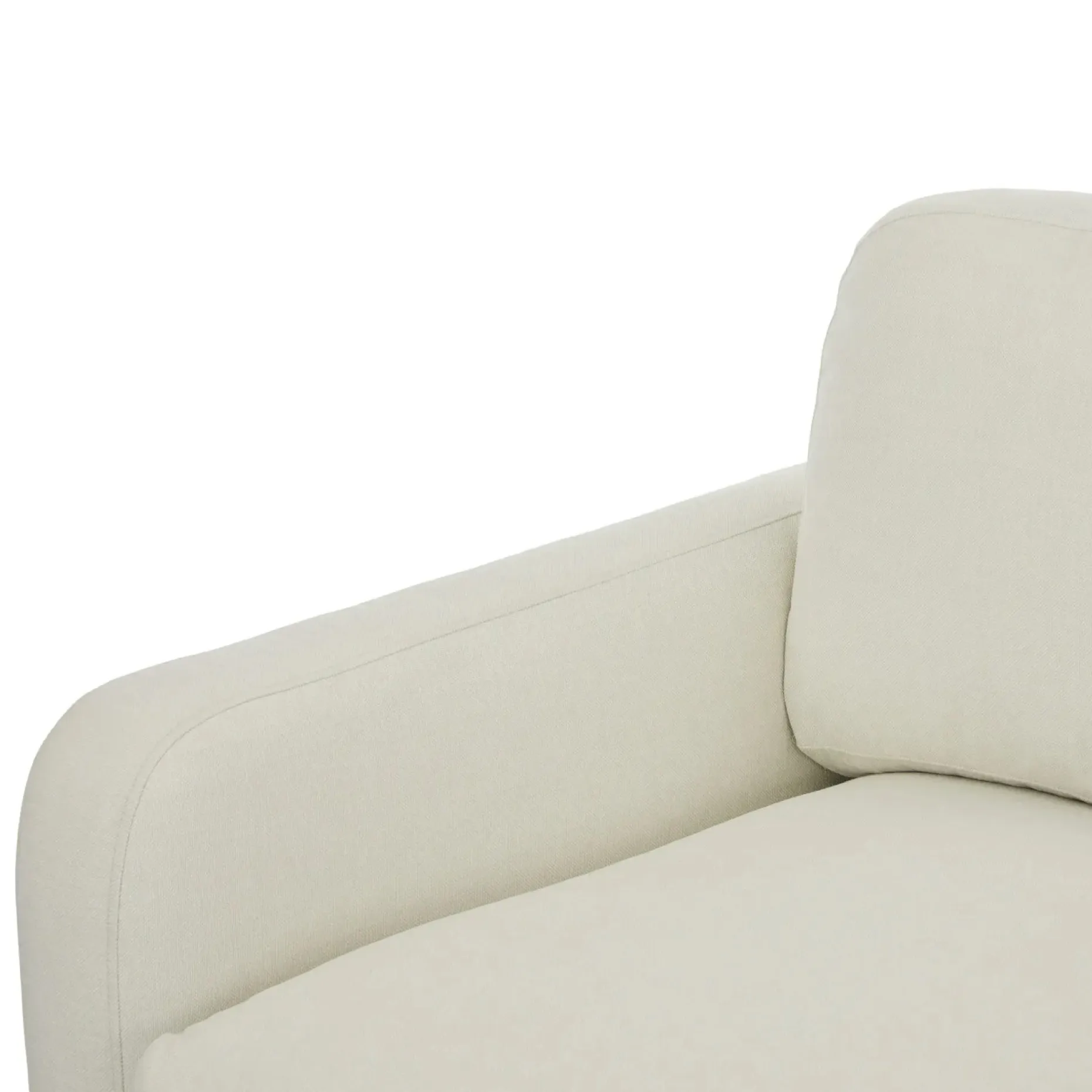 Vati 80" Sofa Bed - Natural Oak and Buckler Ivory