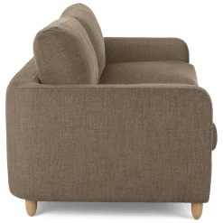 Vati 80" Sofa Bed - Natural Oak and Buckler Brown
