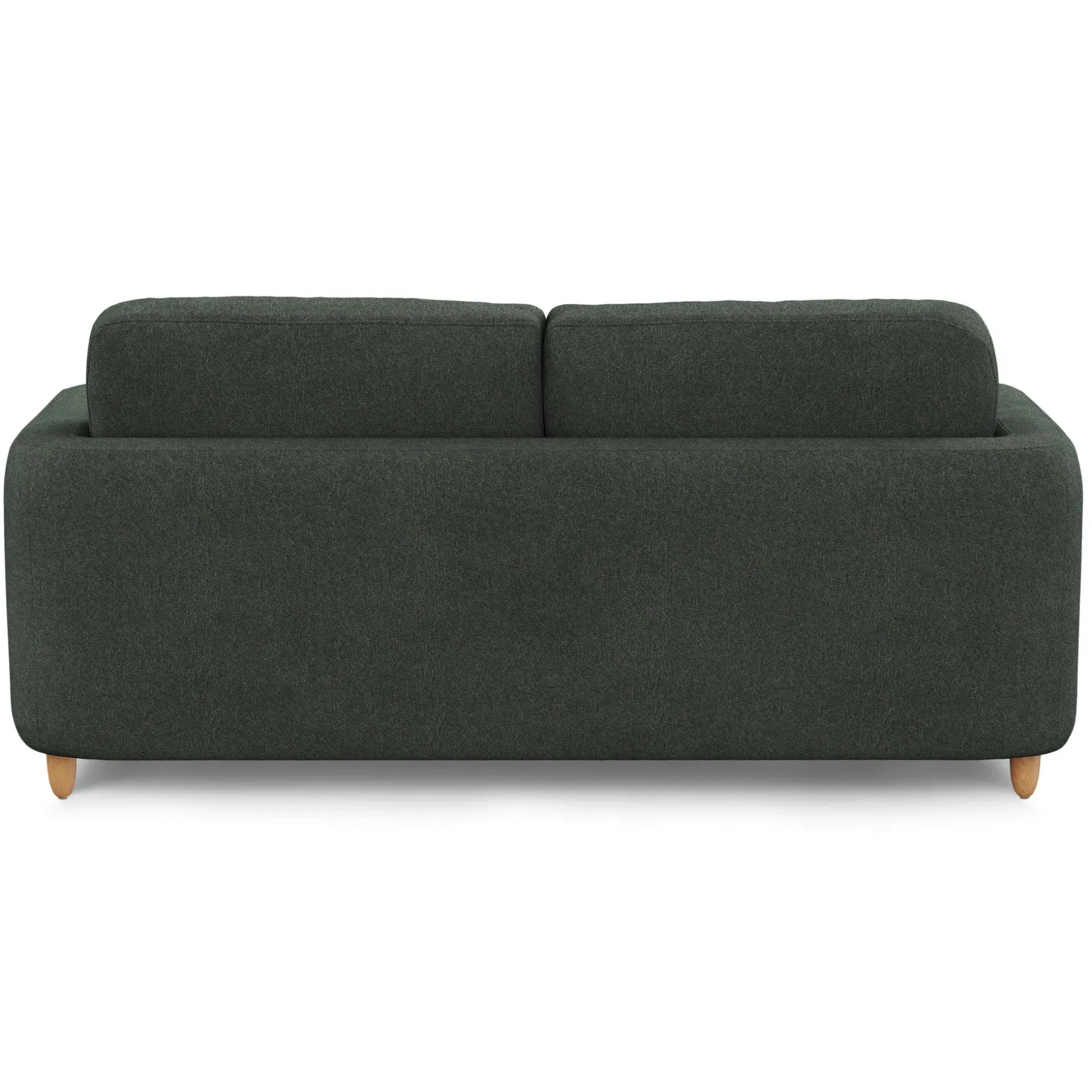 Vati 80" Sofa Bed - Natural Oak and Green Wool Bouclé