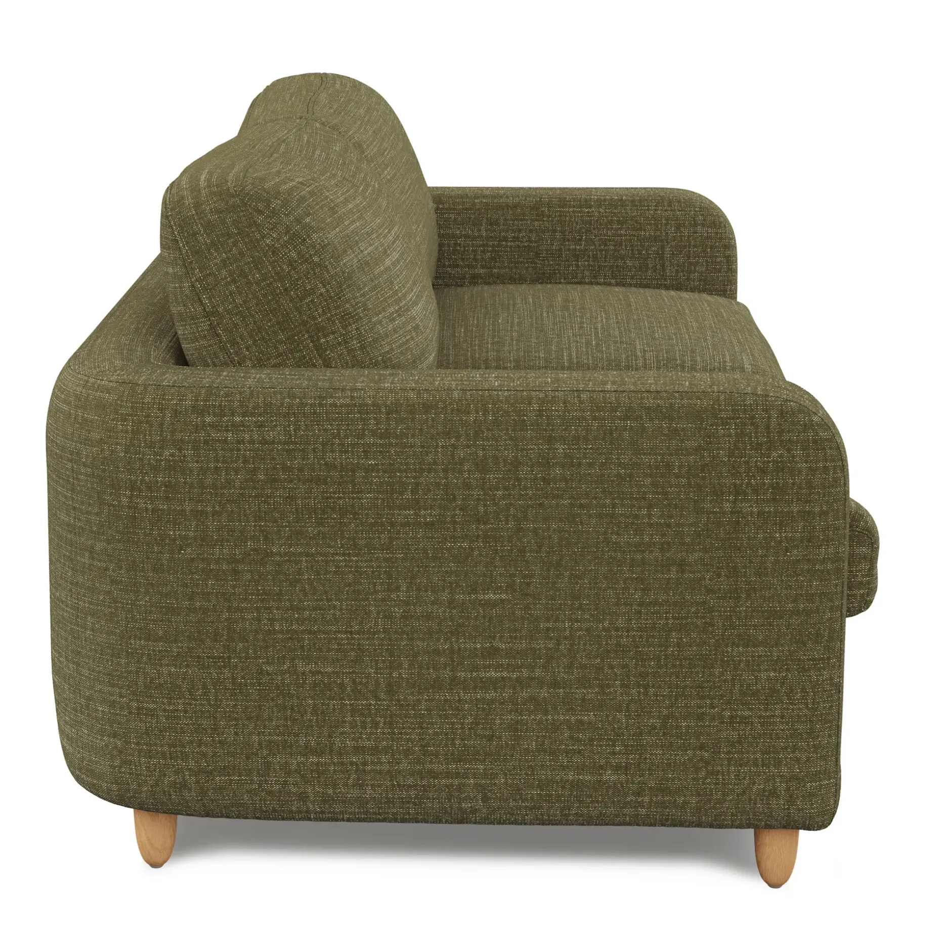 Vati 80" Sofa Bed - Natural Oak and Napa Moss