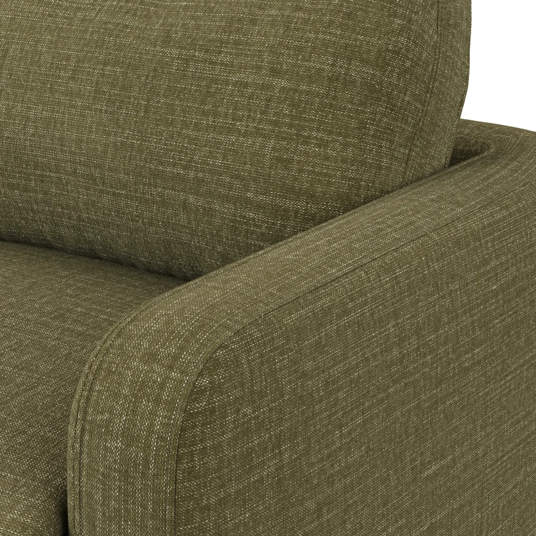 Vati 80" Sofa Bed - Natural Oak and Napa Moss