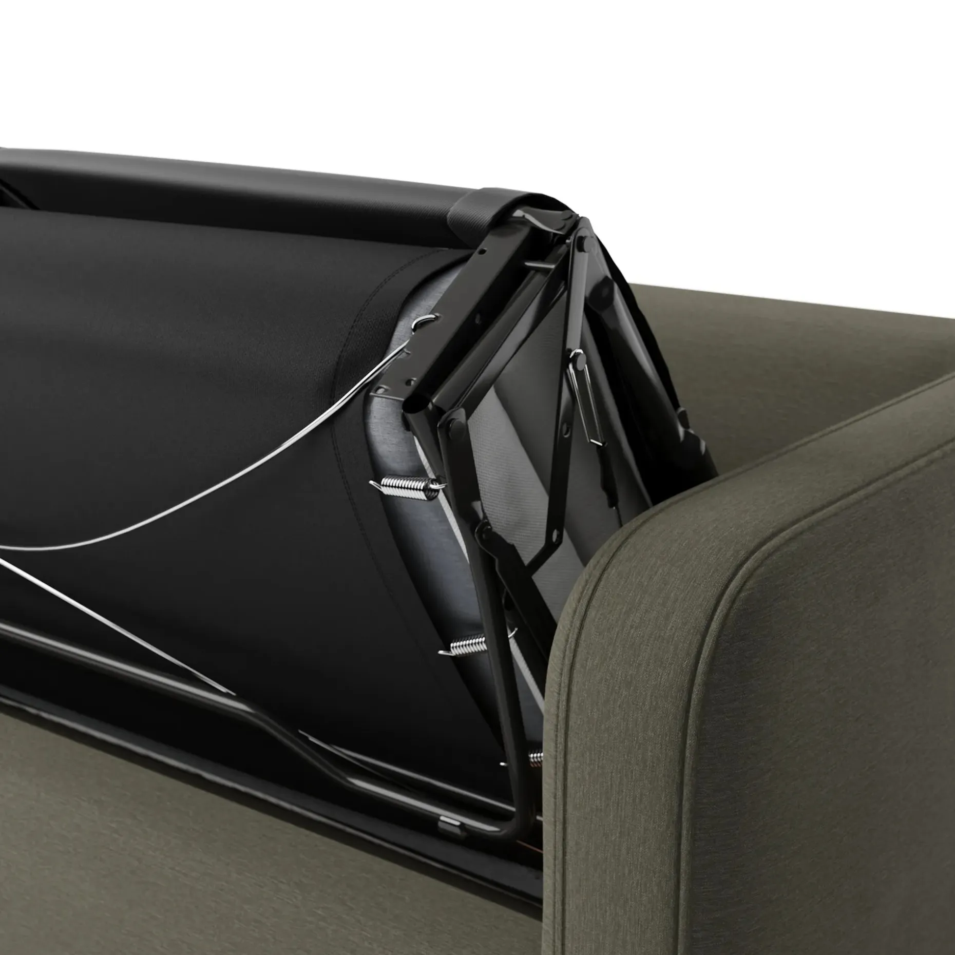 Vati 80" Sofa Bed - Silver Moss