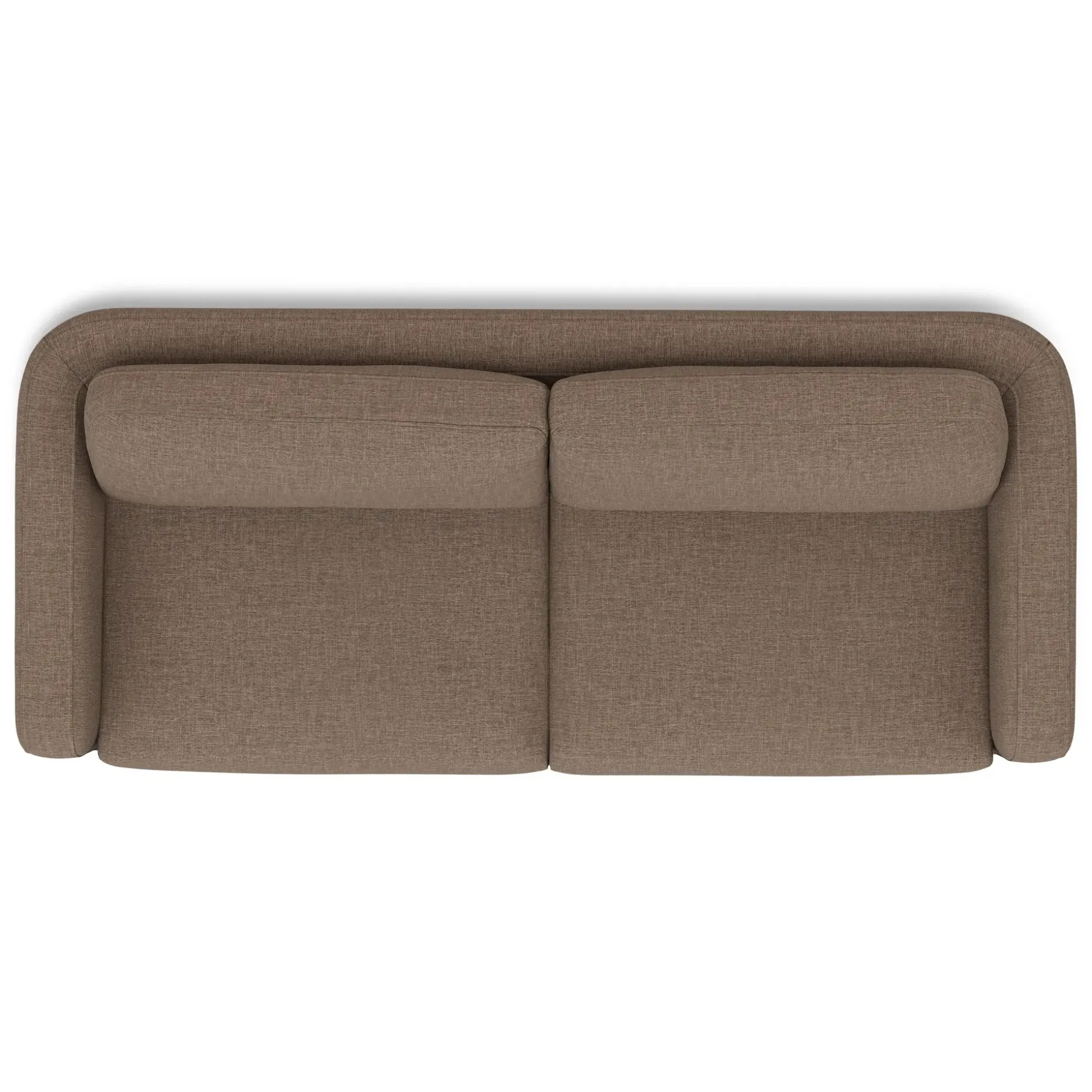 Vati 92" Sofa - Honey Oak and Buckler Brown