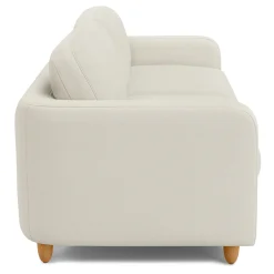 Vati 92" Sofa - Honey Oak and Buckler Ivory